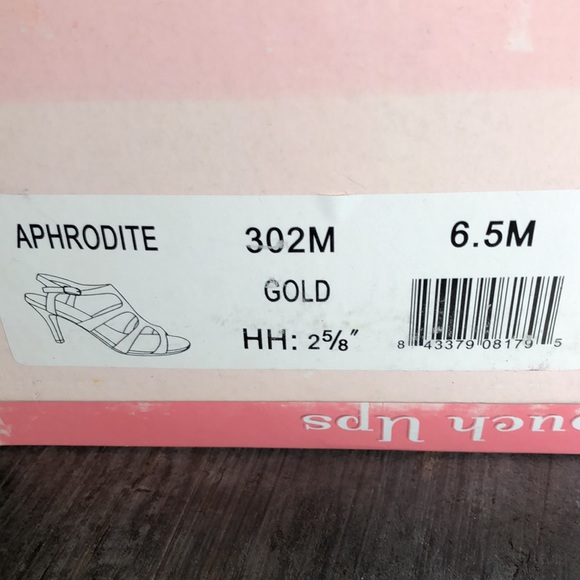 Gold Aphrodite heels 6.5 - Picture 8 of 8